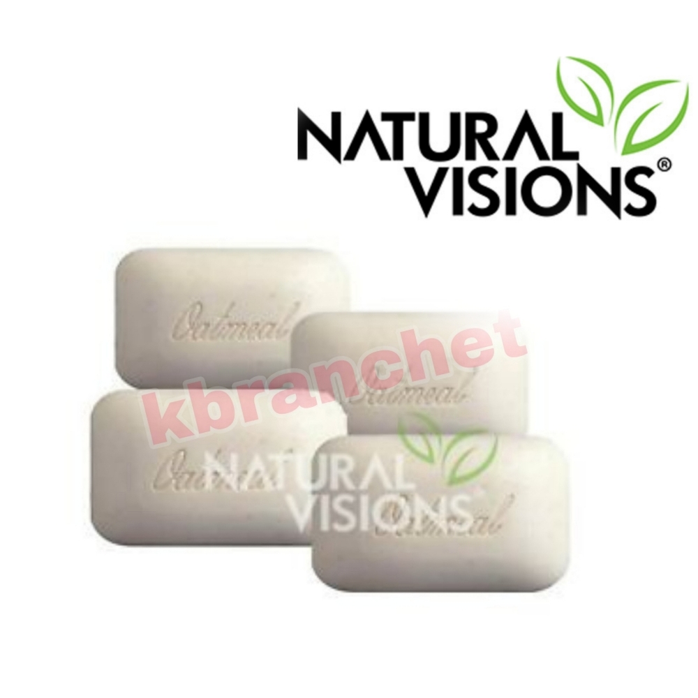 4 Natural Vision Oatmeal Soap Bars